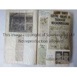 CELTIC A 188 Page Celtic Scrapbook from the 1958/59 season with newspaper cuttings of all matches (