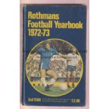 ROTHMANS Hardback copy of the 3rd edition of Rothmans Football Year Book 1972/73. Slightly loose