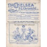 CHELSEA Programme for the home match v Leyton 14/1/1911 FA Cup 1st Round. Also includes v