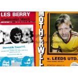 GEORGE BEST Five programmes in which George Best appeared: Motherwell v Leeds 11/8/1982, Reading v