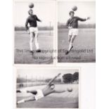 FOOTBALL PRESS PHOTOGRAPHS Thirty four original Press photos, 32 of which have either a stamp or