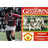 GEORGE BEST Two programmes in which Best appeared for Glentoran v Man. Utd. 14/8/1982 and for Man.