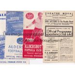 ALDERSHOT Collection of20 Aldershot home programmes. v Bristol City 45-46, 58-59 X 1, 59-60 X 2,