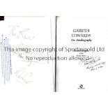 GARETH EDWARDS AND SHOWBIZ AUTOGRAPHS A scorecard for the Lord's Taverners Cricket Match at