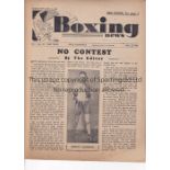 BOXING NEWS A collection of 39 Boxing News 1945-1951. 1940's (14) and 1950's (25). Fair to generally