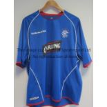 MARVIN ANDREWS / GLASGOW RANGERS A player issue shirt from the 2005/6 season with No. 5 and