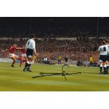 STUART PEARCE Colour 12 x 8 Photo of Pearce scoring a thunderbolt free-kick against Tottenham in the