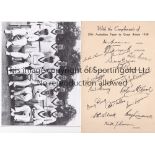 CRICKET AUTOGRAPHS A collection of 90 signatures of England Test Cricketers from the 1930's to