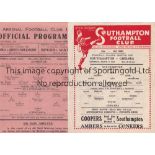 CHELSEA Three Chelsea away single sheet programmes from the 1943/44 season v Arsenal (small tear