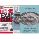 MAN CITY A collection of 44 programmes homes and aways mostly from the 1980's to include homes in