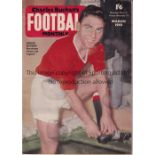 CHARLES BUCHAN FOOTBALL MONTHLY MARCH 58 Issue for March 1958 with a picture of Duncan Edwards on