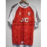 ARSENAL SHIRT Genuine short sleeve home shirt 1990/1 & 1991/2 seasons size 42-44. Good