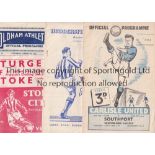 1950's A collection of 16 programmes from the 1950's. Carlisle United v Southport , Huddersfield