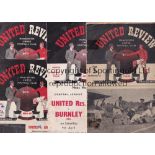 MAN UNITED A collection of 16 Manchester United programmes 1948-1970 homes to include Huddersfield