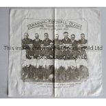 ARSENAL A 16" square handkerchief showing a team group for 1930/1 season being the winners of the