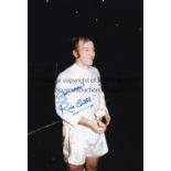 RALPH COATES Colour 12 x 8 Photo of Tottenham's match-winner posing with his League Cup tankard