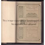 SCHOOLS HANDBOOKS A Bound Volume of 12 South London Schools Football Association Handbooks 1921/22