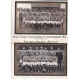 FOOTBALL 1905/6 Nine 9" X 6" B/W team group pictures from 1905/6 including Celtic, Scotland 1906,