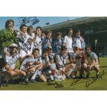 WEST HAM UNITED 1980 Colour 12 x 8 Photo showing players posing with the FA Cup in front of