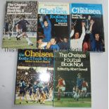 CHELSEA All 5 Chelsea Football Club Books starting with 1969/70 through to Number 5. Number 2 has