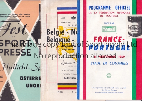 FOREIGN A collection of 30 foreign programmes. Internationals to include France v Portugal 1959,