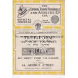 TOTTENHAM HOTSPUR Programme for the away London Combination match v Luton Town 10/4/1936, very