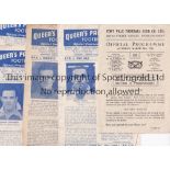 QPR A collection of 6 Queen's Park Rangers programmes all from the 1945/46 season, 5 homes and an