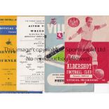 1ST SEASON LEAGUE CUP A collection of 40 programmes from the 1st League Cup season in 1960/61 to