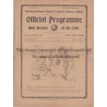 1921 CHARITY SHIELD / TOTTENHAM HOTSPUR V BURNLEY Programme for the match at Tottenham 16/5/1921,