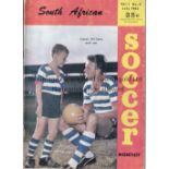 1963 TOTTENHAM TOUR OF SOUTH AFRICA. Rare July 1964 issue of the ''South African FA Soccer Monthly''
