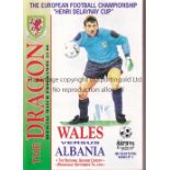 EURO 96 Ten programmes for Qualifying matches including home matches in Czech Republic, Turkey,