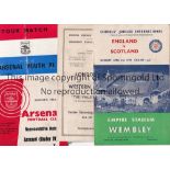 YOUTH A collection of 13 Youth match programmes to include England v Scotland Schools at Wembley