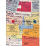 GLASGOW RANGERS TICKETS Sixty one home and away tickets from the 1980's inc. 2 X 70's. Generally