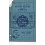 HUDDERSFIELD V ARSENAL 1925 Programme for the League match at Huddersfield 5/12/1925. The top left