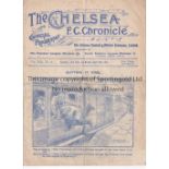 CHELSEA / NOTTS COUNTY / FULHAM Gatefold programme Chelsea v Notts County 26/4/1913. Also covers the