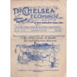 1908 FA CUP SEMI-FINAL AT CHELSEA / SOUTHAMPTON V WOLVES Eight page fold out programme for the match