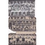 1960'S FOOTBALL AUTOGRAPHS Ten multi-signed B/W team group magazine pictures inc. Blackburn X 6