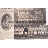 STALYBRIDGE CELTIC 1921/2 Two small reprinted B/W team group photos and a reprinted photo of a