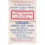 ALDERSHOT Programme for the home Division 3 match against Bristol Rovers 19/3/1938. No writing.