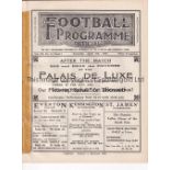 EVERTON V BRADFORD P.A. / LIVERPOOL RES V STOCKPORT RES. 1931 Joint issue programme on 4/4/1931,