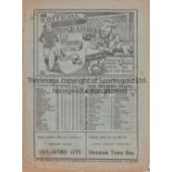 MILLWALL V MERTHYR TOWN 1928 Programme for the League match at Millwall 7/4/1928, slight