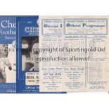 CHELSEA A collection of 6 home programmes and an away at West Bromwich Albion 1945/46 (small tears