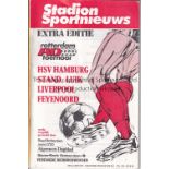 LIVERPOOL Stadion Sportnieuws edition programme for the Rotterdam Tournament 1983 including