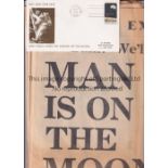 MOON LANDING 1969 Three items: Daily Express 21/7/1969 Man Is On The Moon, Daily Mail 25/7/1969 Home