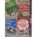 SHEFFIELD TELEGRAPH FOOTBALL GUIDES A run of 5 booklets 1946/7 - 1950/1. Generally good
