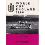 1966 WORLD CUP ENGLAND Pirate 8 page Tournament programme issued by Starkey, Hammersmith. Good