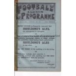 EVERTON V NEWCASTLE UTD. / LIVERPOOL RES V MAN. CITY RES. 1921 Joint programme 19/2/1921 ex-binder