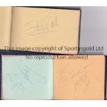 BOXING / WRESTLING AUTOGRAPHS Two autograph books. One with Boxing signatures from the 1950's to