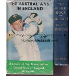 CRICKET Two books "The Australians in England " by Roy Webber 1953 (with dustwrapper and