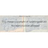 MANCHESTER CITY / ASTON VILLA / ROTHERHAM UTD. / AUTOGRAPHS Two album sheets from the 1950's, each